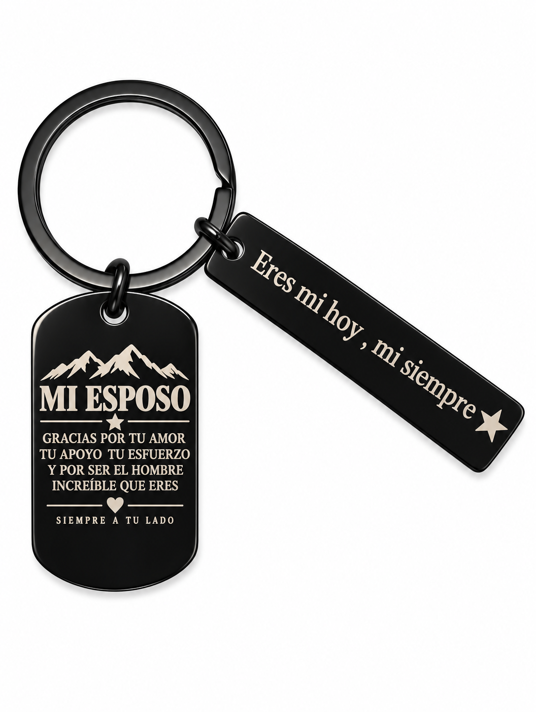 Llaveros de Regalo en Español para Mamá, Papá, Hijo, Hija, Esposa y Esposo
