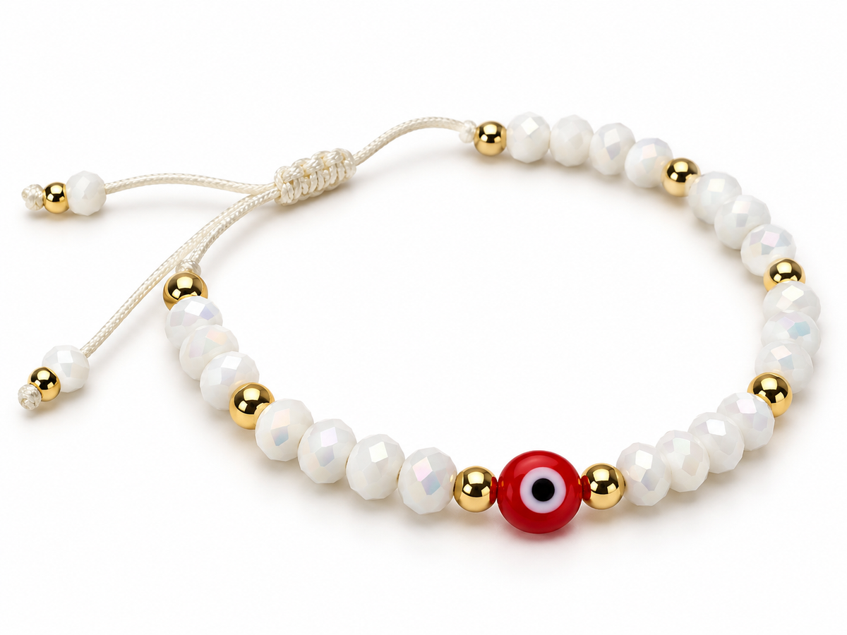 Evil Eye Adjustable Bracelet / Pulsera Ajustable de Ojo Turco